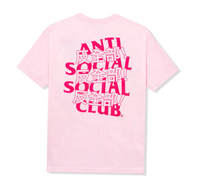 Anti Social Social Club Tee  Kaburosai Pale Pink