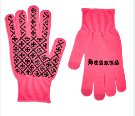 Chrome Hearts Gloves Pink