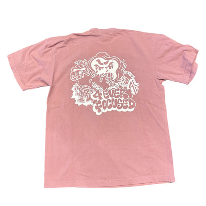 4EF Chain Break Tee Plum