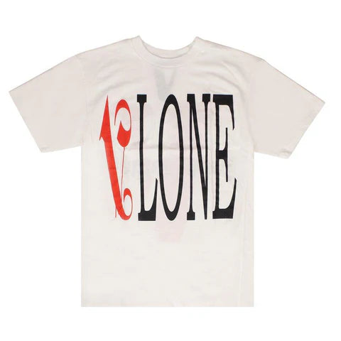 Vlone x Palm Angels Logo T-Shirt White Red