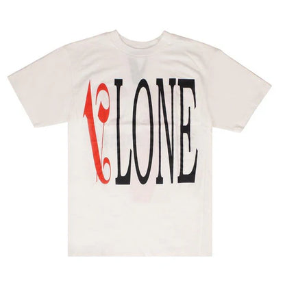 Vlone x Palm Angels Logo T-Shirt White Red