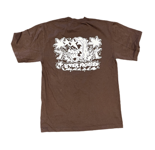 4EF Star Island Tee Brown