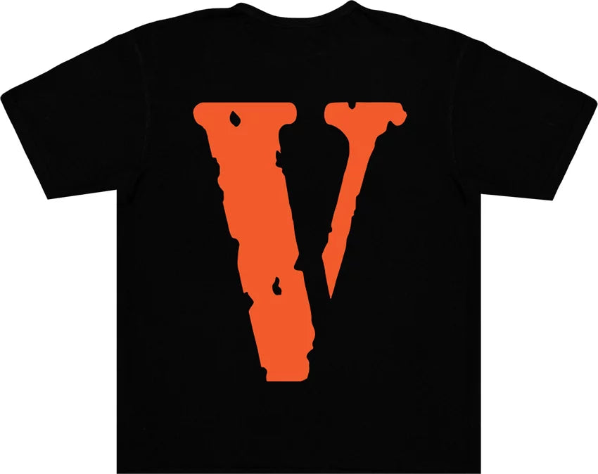 Vlone Staple T-Shirt Black Orange