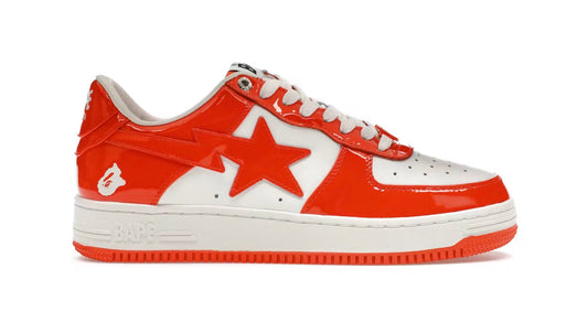 A Bathing Ape Bape Sta Orange & White