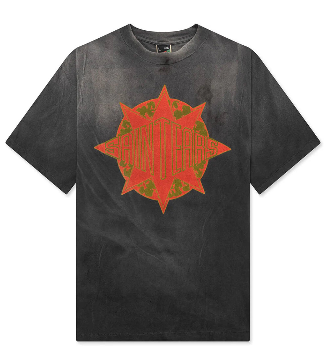 Saint Michael x Denim Tears Saint Tears Tee Black