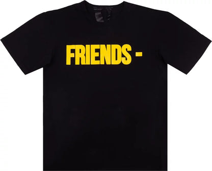 Vlone Friends T-Shirt Black Yellow