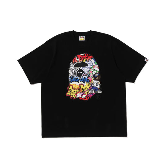 Bape Head Graffiti Tee