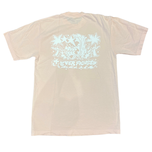 4EF Star Island Tee Pale Pink