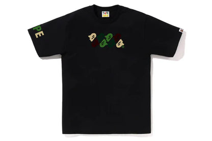 Bape Tee ABC Camo Mini Head Black