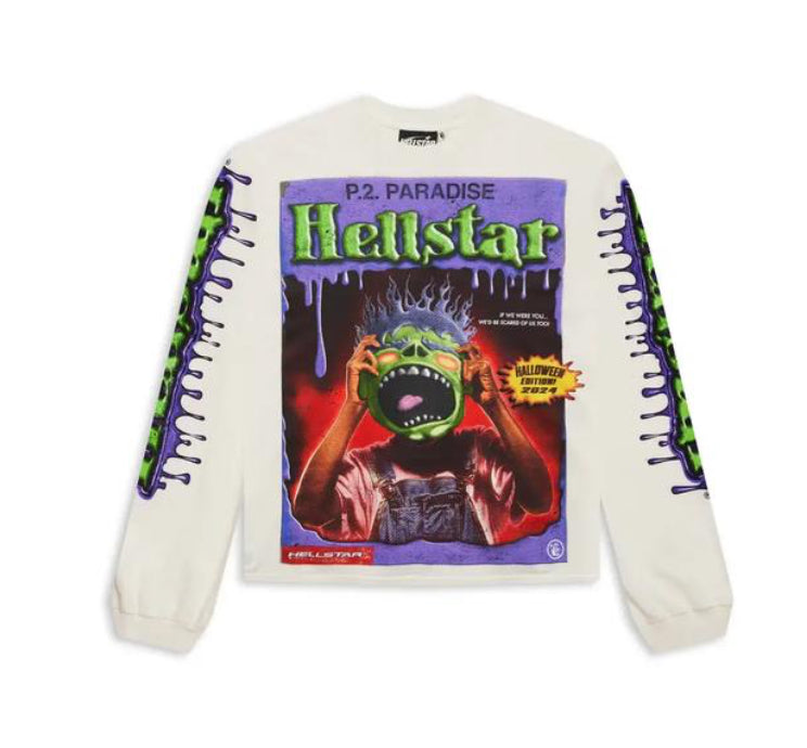 Hellstar Halloween Horror Book Long Sleeve