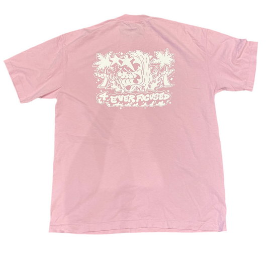4EF Star Island Tee Pink