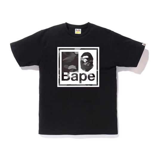 Bape Box Head Tee Grey Black White