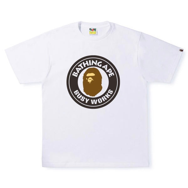 Bape Busy Works Tee White
