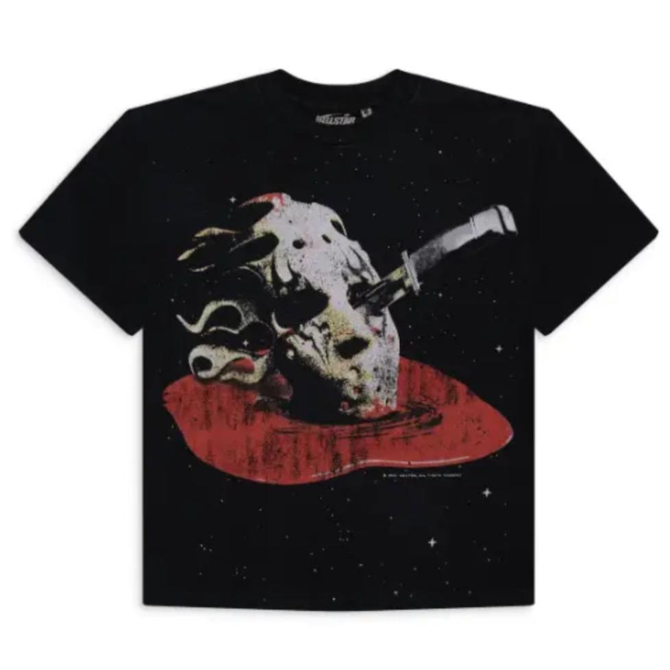 Hellstar Halloween Killer Mask T-Shirt Black