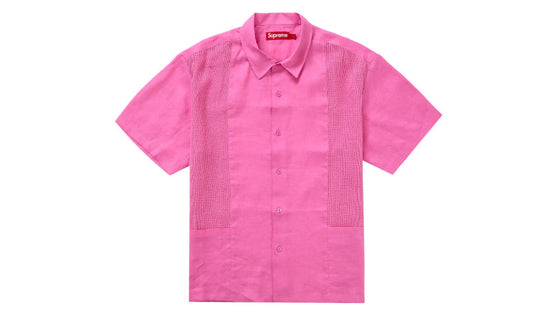 Supreme Mesh Panel Linen S/S Shirt