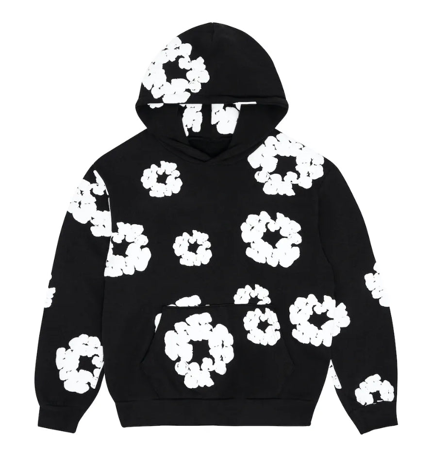 Denim Tears Cotton Wreath Sweatshirt Black