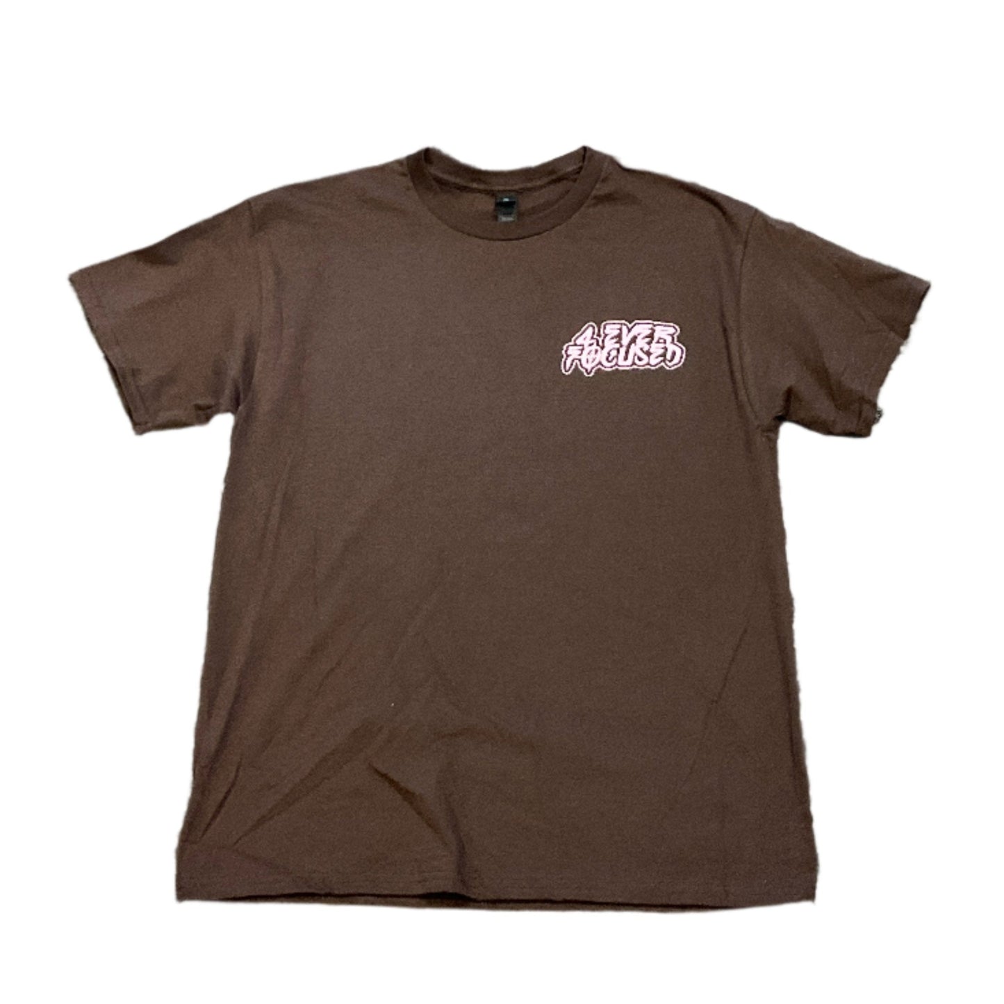 4EF Classic Logo Tee Brown Pink
