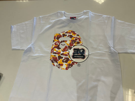 Bape Tee 30th Anniversary Red/Orange