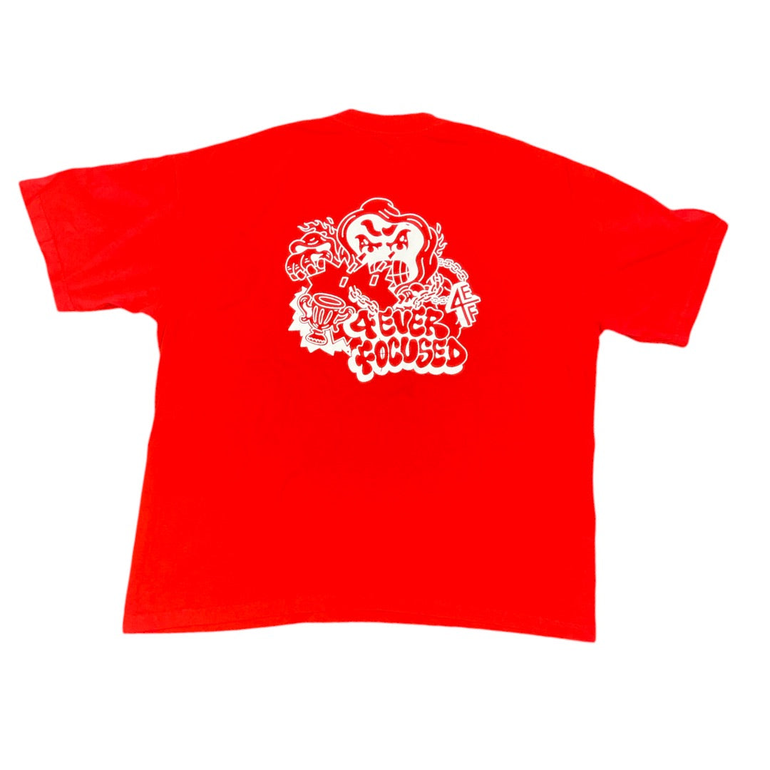 4EF Chain Break Tee Red