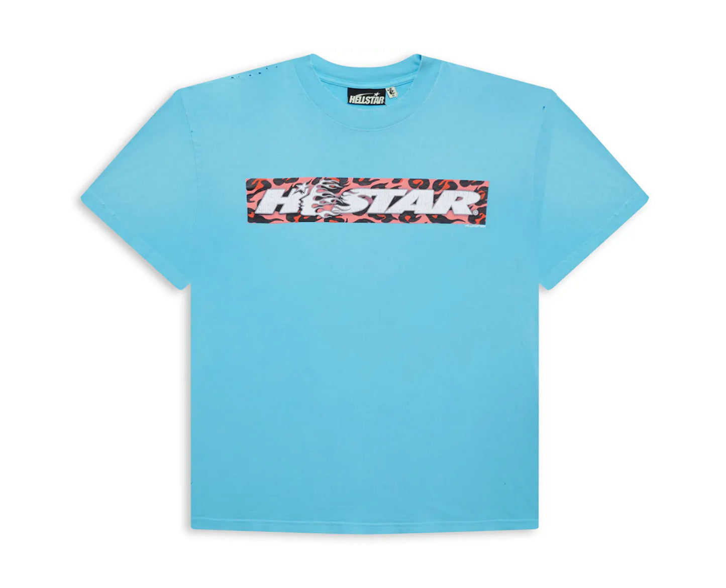 Hellstar Box Logo Blue Tee