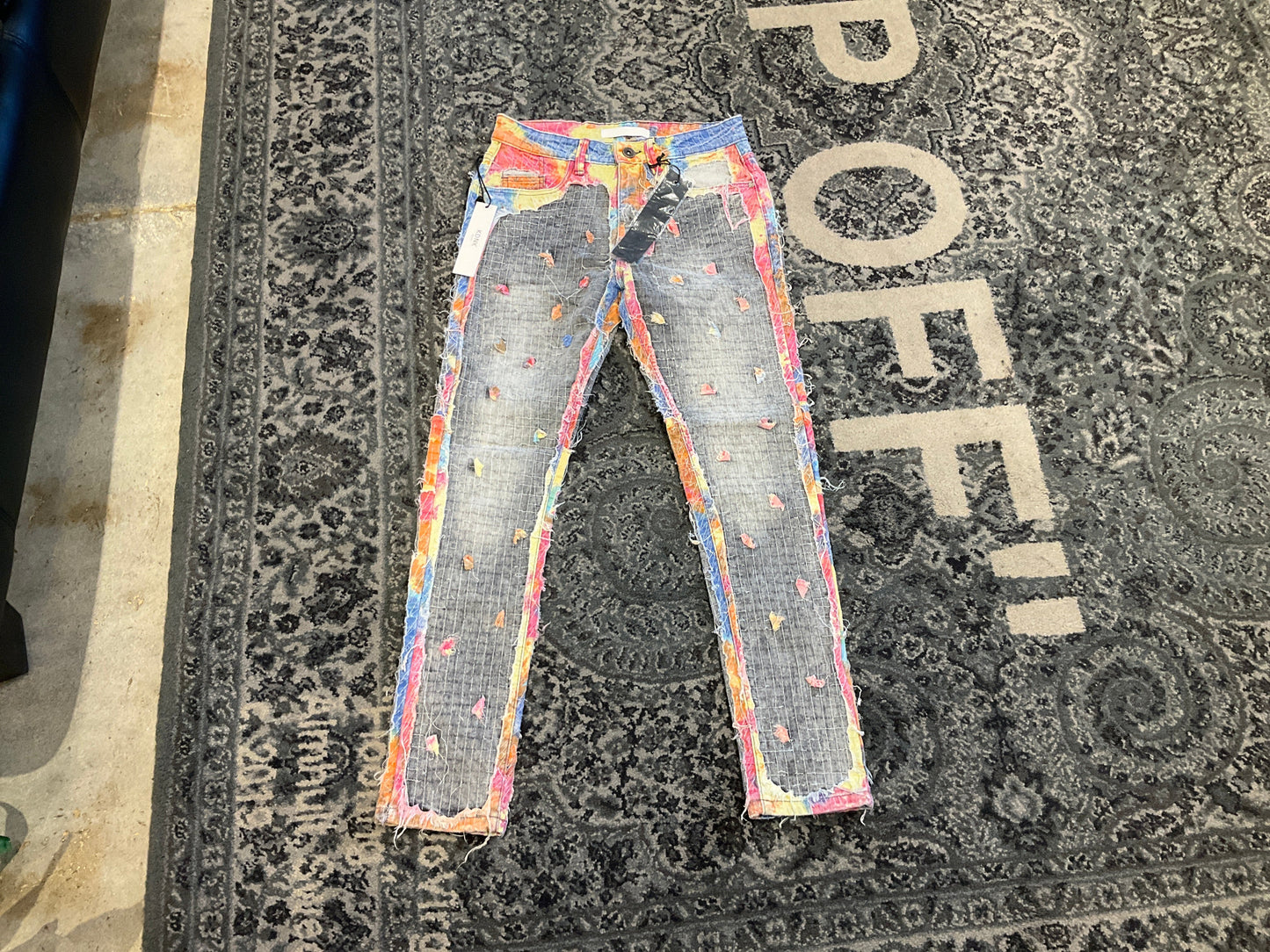 Kdnk Grey Multicolor Skinny