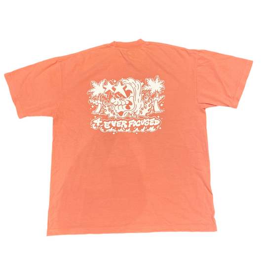 4EF Star Island Tee Peach
