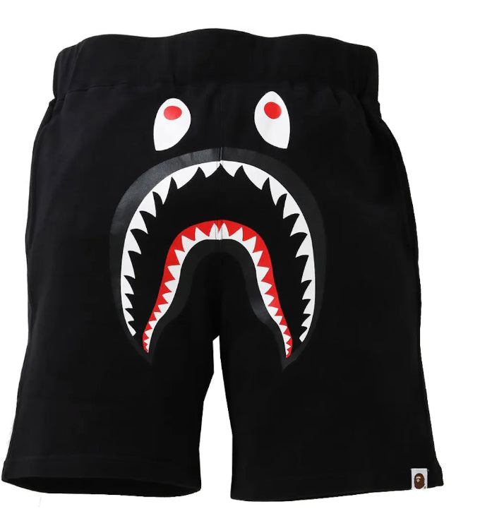 Bape Black Shark Sweatshorts
