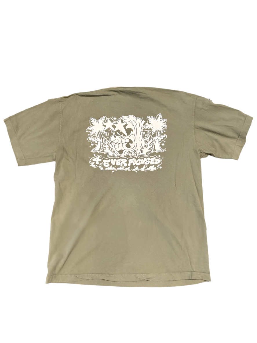 4EF Star Island Tee Army