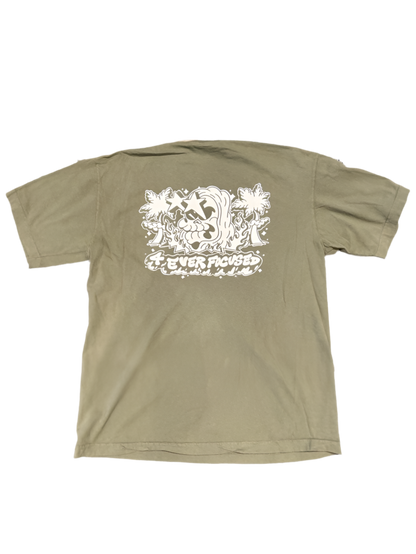 4EF Star Island Tee Army