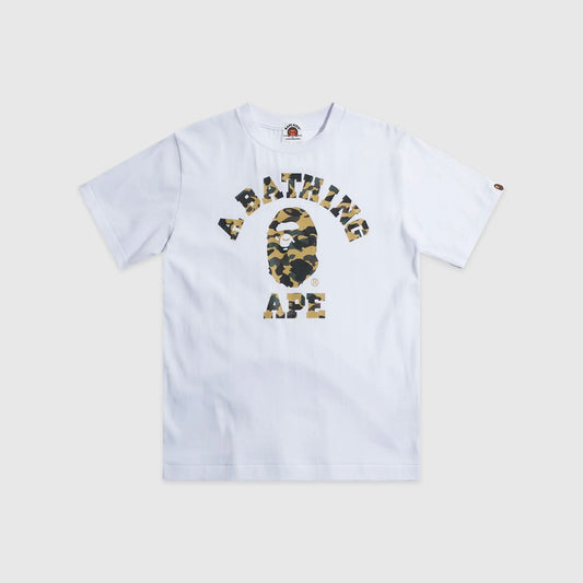 Bape 1st Camo Tee White