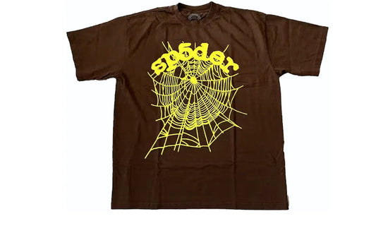 Sp5der OG Web Tee Brown