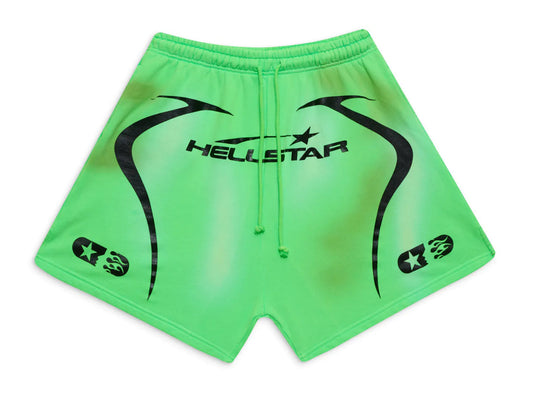 Hellstar Warm Up Shorts (Neon Green)