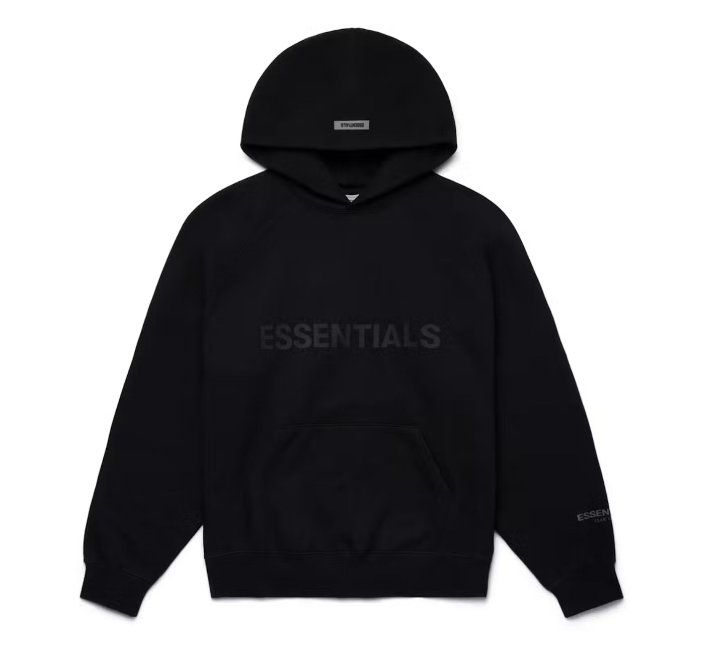 Essentials Applique Hoodie Black