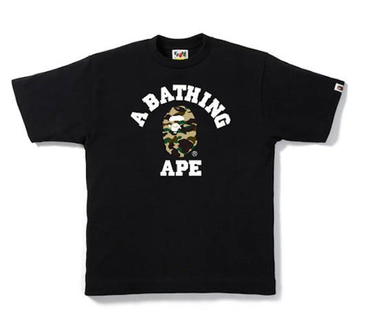 Bape 1st College Camo Tee S/S