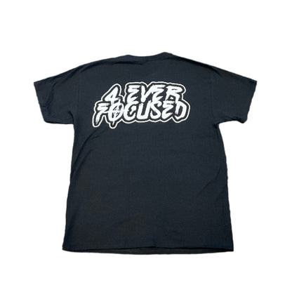 4EF Classic Logo Tee Black White