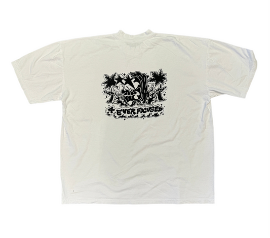 4EF Star Island Tee White