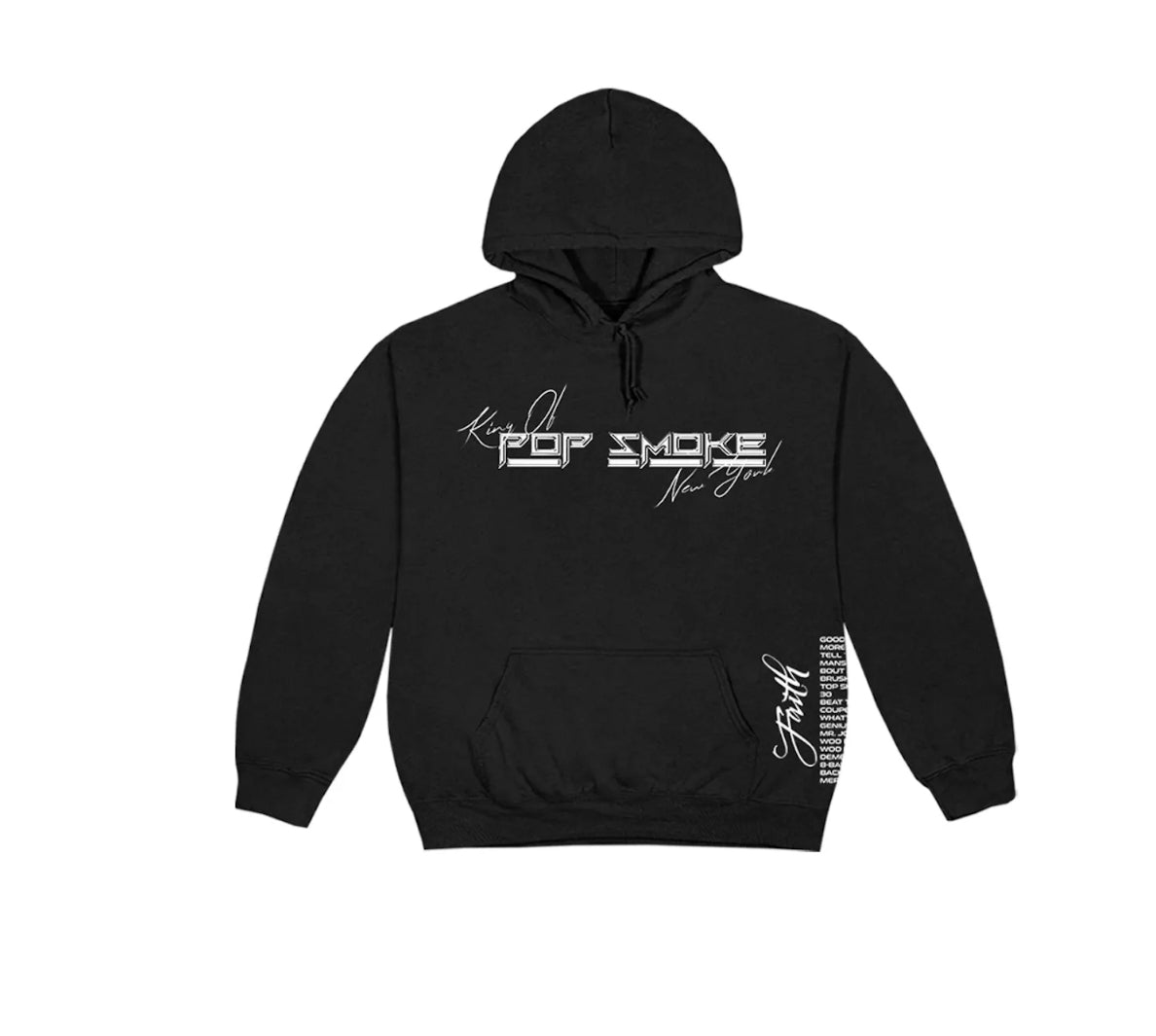 Pop Smoke x Vlone Faith King Of New York Hoodie