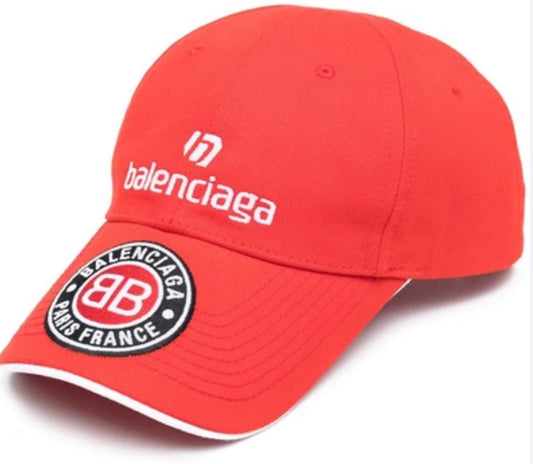 Balenziaga Red Football logo Cap USED*