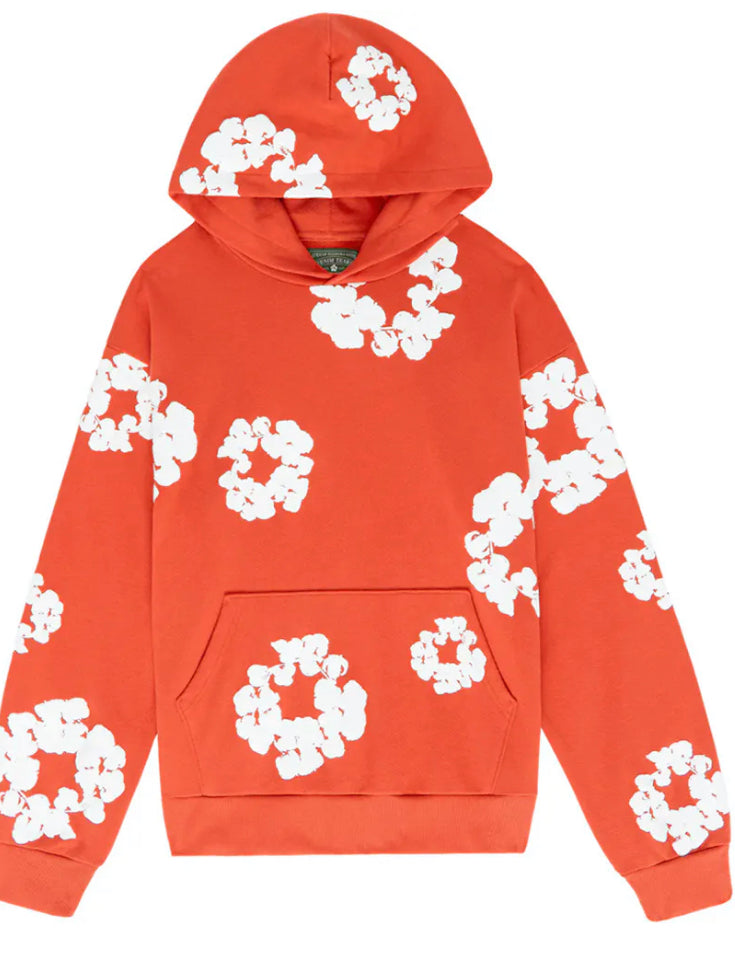 Denim Tears Cotton Wreath Sweatshirt Orange