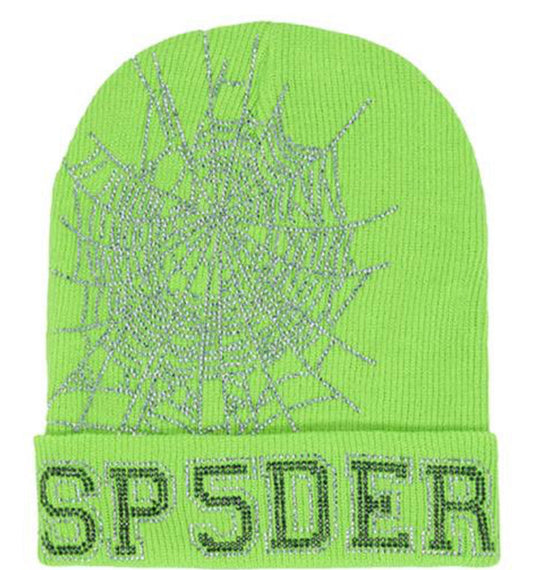 Sp5der Web Beanie Green