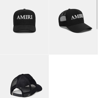 Amiri Trucker Hat Black