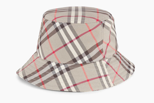 Burberry Bucket Hat Grey check EKD