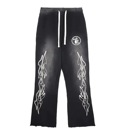 Hellstar Flare Sweatpants Black