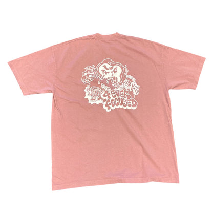 4EF Chain Break Tee Rose