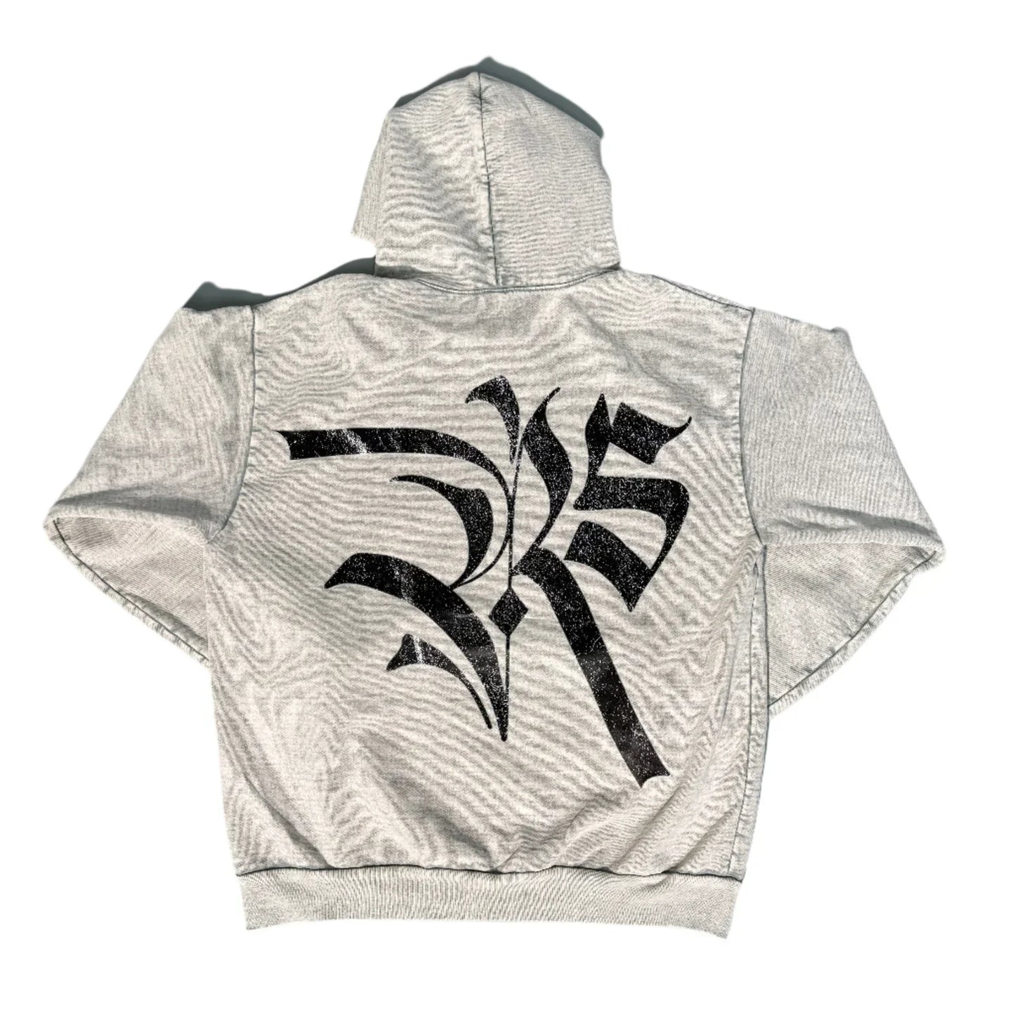 REVIVE STUDIOS PULL OVER HOODIE LIGHT GREY