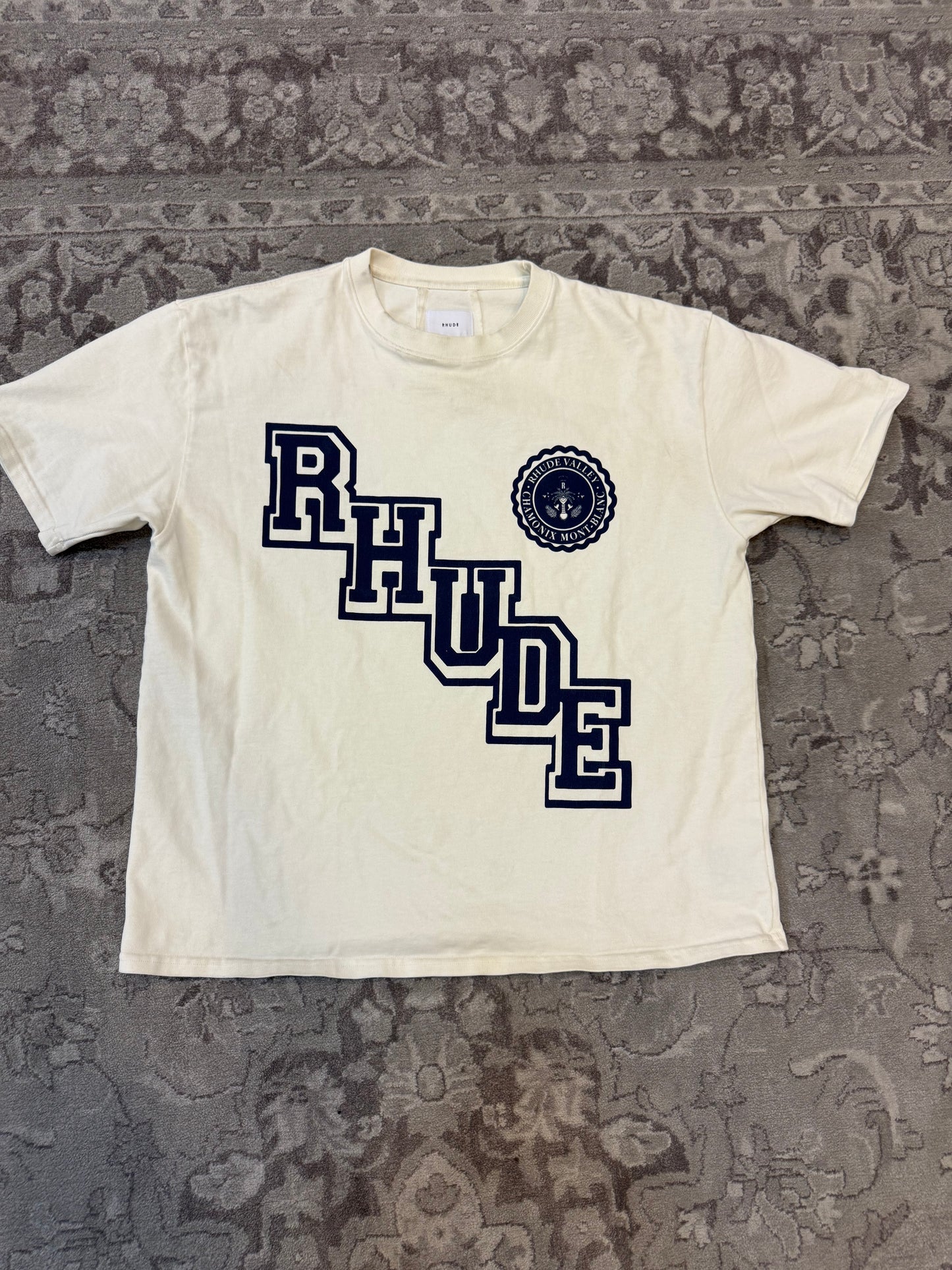 Rhude Tee Shirt Navy Used