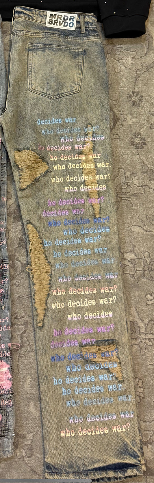 Who Decides war Blue/Purple Denim Used