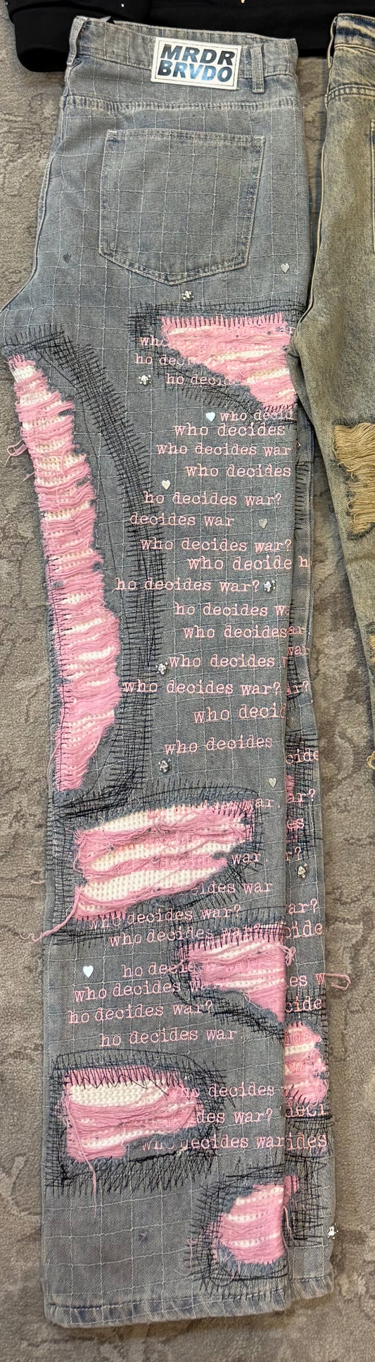 Who Decides war Pink Denim Used