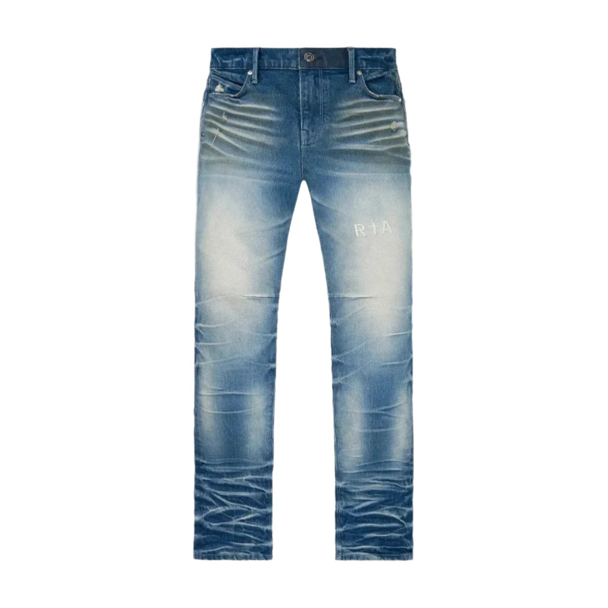 RTA Oliver Jeans Stacked Medium Blue