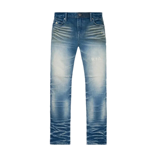 RTA Oliver Jeans Stacked Medium Blue